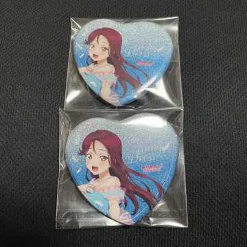 러브 라이브 선샤인 Aqours 바다의 반짝임 캔뱃지 리코