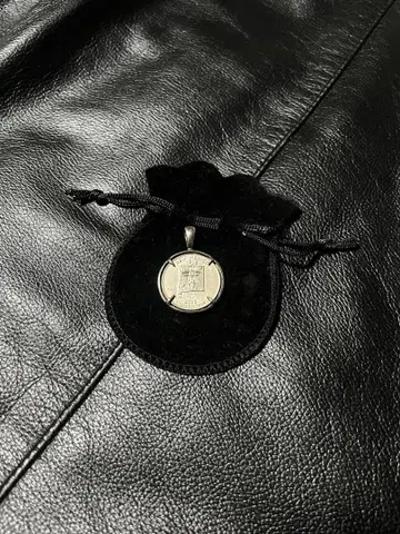 silver925 코인 목걸이 파우치 포함