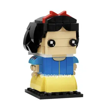 LEGO 브릭헤즈 40622 백설공주 디즈니 100주년 레고 스노우