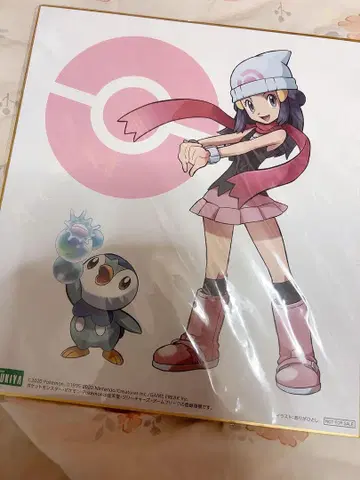 포켓몬 코토부키야 ARTFX J 이슬이(히카리) 팽도리 피규어 특전 색지