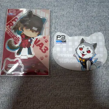 페르소나 3 리로드 난자타운 아크릴 스탠드 아라카키 신지로 코로마루