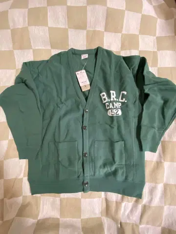 새상품 챔피온 B.R.C. 가디건 그린