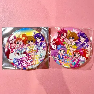트로피컬 루즈! 프리큐어 하와이안즈 렌브란트 호텔 캔뱃지 집합