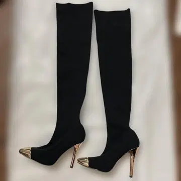 Rady 삭스 니하이 부츠 금색 앞코