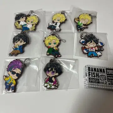 BANANAFISH 데포라바 러버 키링 에이지 아쉬 컴프 세트