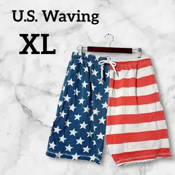 새상품급 U.S. Waving 미국 국기 디자인 숏팬츠 [ XL ]