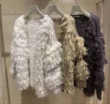 최종 가격 인하 스나이델 snidel 핸들 루프 프린지 가디건 코트