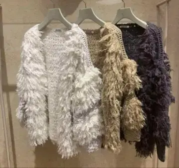 최종 가격 인하 스나이델 snidel 핸들 루프 프린지 가디건 코트