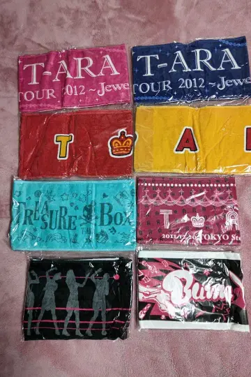 T-ARA JAPAN TOUR 머플러 타월 컴플리트