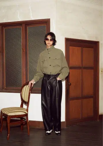 [ saby ] Washable lamb touch skin pants