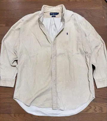 랄프 로렌 90s BLAIRE corduroy shirt M 베이지