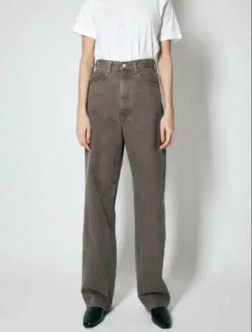 MOUSSY 데님 브라운