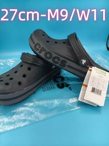 crocs 블랙 클로그 샌들 27cm-M9/W11 1