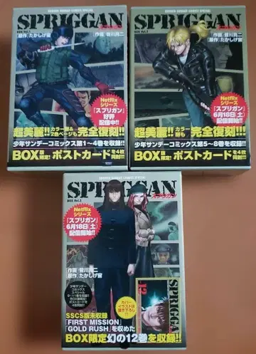 SPRIGGAN 복각BOX 세트 엽서 포함