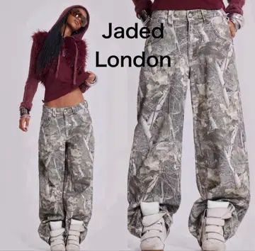 한정 판매! TWICE 착용! Jaded London 와이드 레그 데님