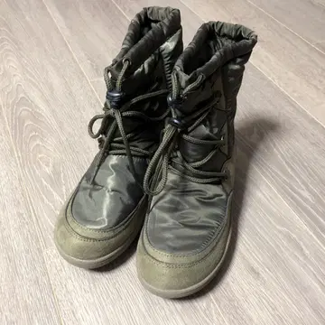킴버텍스 KIMBERTEX 스노우 부츠 숏 카키 36