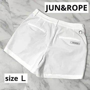 JUN & ROPE 화이트 숏팬츠 L 사이즈