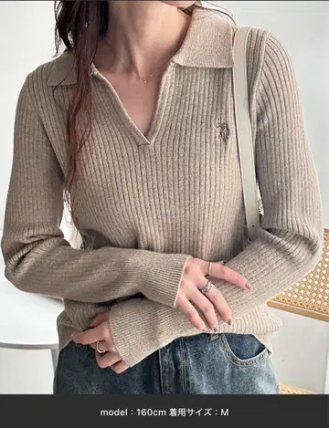 선착순 GeeRA U.S. POLO ASSN 폴로 리브 니트 풀오버