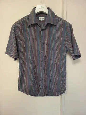Paul Smith 반팔 셔츠 사이즈 L 멀티 스트라이프