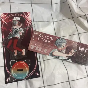 ALIEN STAGE TILL 아크릴 스탠드 특전 티켓풍 카드