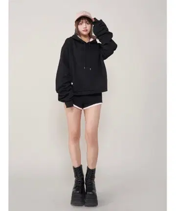 다리치 컬러 도킹 맨투맨 셋업 네이비 FREE L