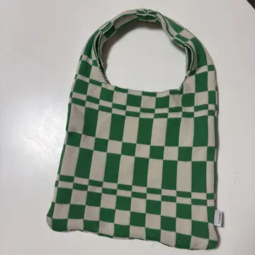 JEANASSIS 체크 무늬 핸드백