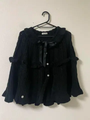 axes femme 블랙 판초