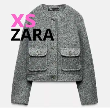 ZARA 부클 숏 자켓