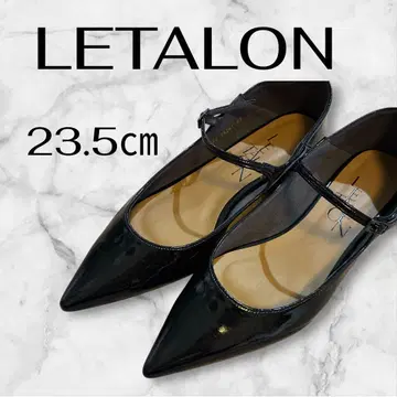 새상품급 LE TALON(탈론) 포인티드 원 스트랩 플랫슈즈