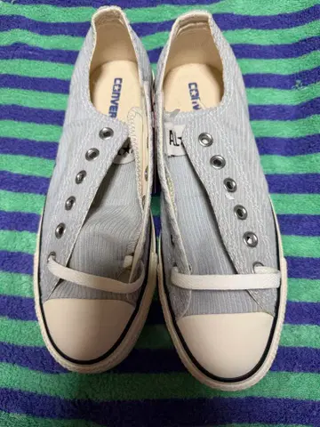 새상품 CONVERSE ALL STAR 코듀로이 스니커즈 상자 없음