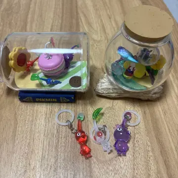 피크민 피규어와 키링 세트