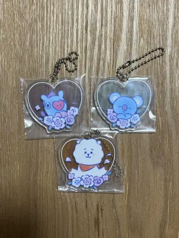 BT21 RJ MANG KOYA 키링 3개 세트