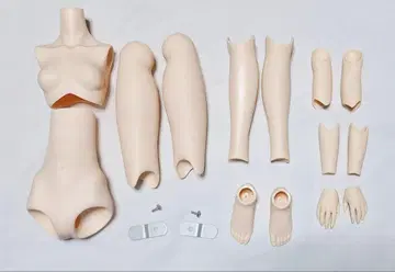 [정크/가공품] 오비츠50 화이트 외피 팔 단축 가공 있음 발 자석 없음