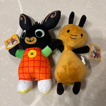미사용 새상품 2체 세트 빙 플롭 봉제 인형
