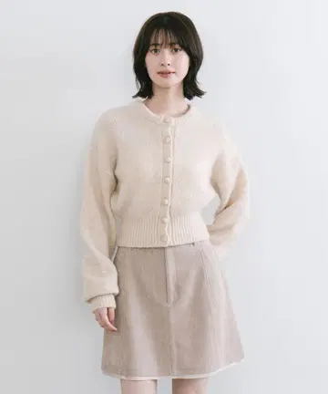 [ 새상품 ] COCO DEAL 크루넥 숏 가디건