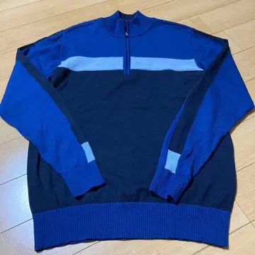 새상품급 Munsingwear 하프 지퍼 니트 스웨터 M 사이즈