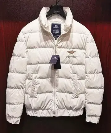 ROBERT CAVANI 다운 자켓 벌집 디자인 화이트 S 또는 M