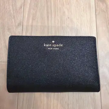 kate spade 라메 크리스마스 한정판 접이식 지갑