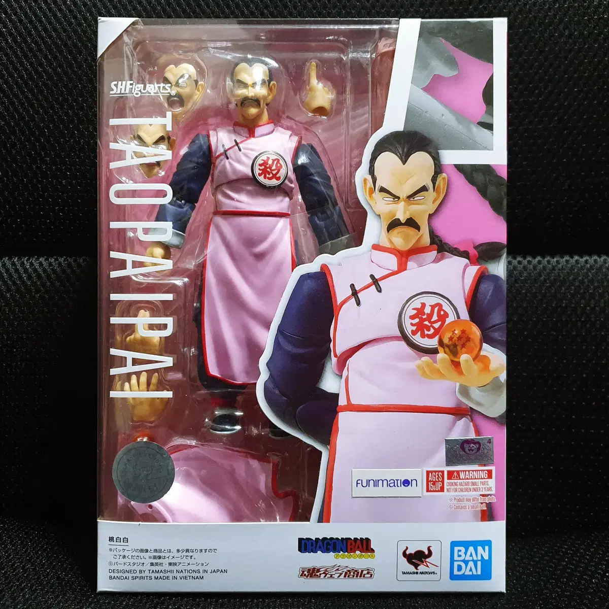 DRAGON BALL | 드래곤볼 S.H.Figuarts SHF Dragon Ball Tao Pai Pai sealed brand  new on Bunjang Global Site.