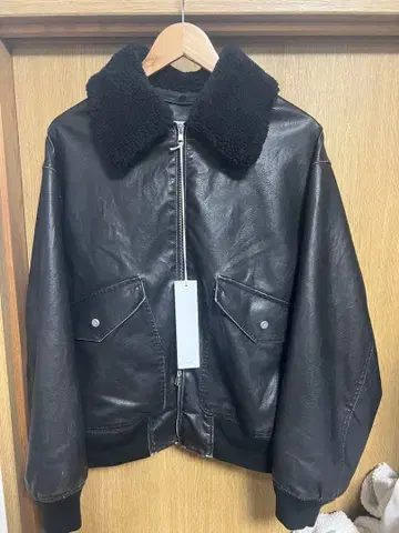 DETACHABLEBOARTIFICIALGRAINFLIGHTBLOUSON
