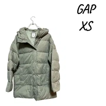 GAP 그린 카키 다운 자켓 XS, 방한, 겨울 상품