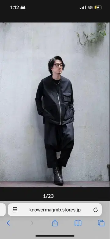 MB LIMITED 하이엔드 비슈 울 사루엘 팬츠