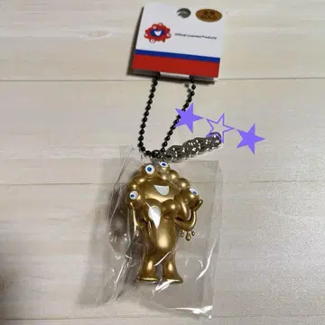 미야쿠미야쿠 간사이 만박 입체 PVC 키링 키링 골드