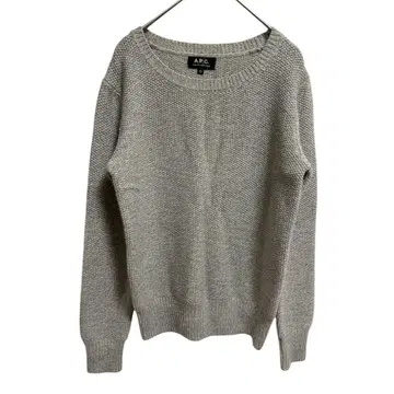 A.P.C. 아페쎄 울 그레이 크루넥 니트 XS