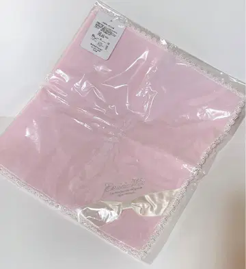 미개봉 새상품 에밀리아 위즈 핑크 리본 레이스 타월 손수건