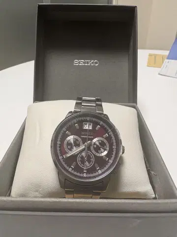 SEIKO WIRED 크로노그래프 티타늄 남성용 시계