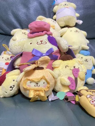 폼폼푸딩 봉제 인형 마스코트 모음