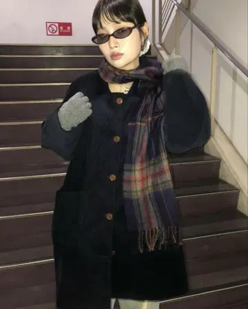 유듀로이 네이비 자켓