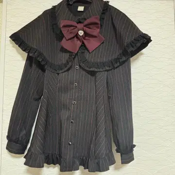 Secret Honey 케이프 포함 셋업 / 스트라이프