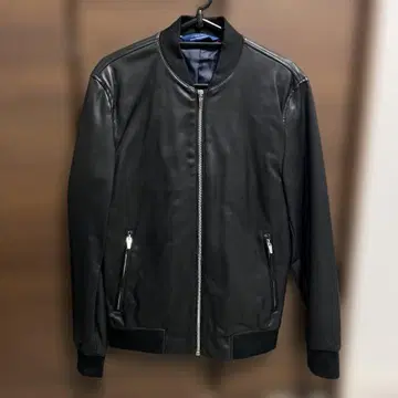ZARA 가죽 싱글 라이더 자켓